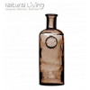 NATURAL LIVING Adele drinkfles - 1.7L 13xH27cm - amber gerecycleerd glas