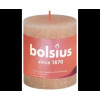 BOLSIUS Rustieke stompkaars - misty pink
