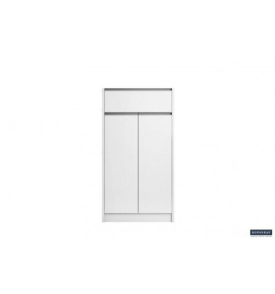 LILLY Schoenenkast met 2 deuren/ 1 lade- 117x60x35cm - wit