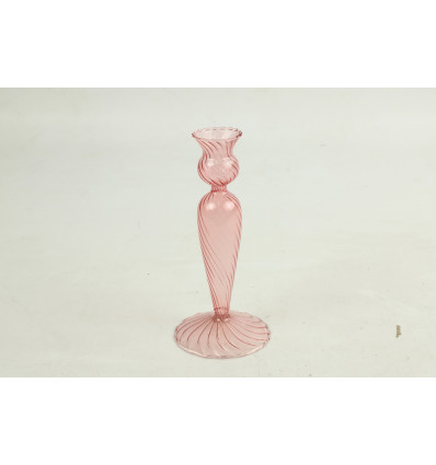 PERLITA Kandelaar - S 8.5x18cm - roze