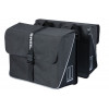 BASIL Forte double bag 35L - black/black dubbele fietstas