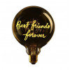 MESSAGE IN THE BULB - Best friends forever - G125 E27 2W 2200k
