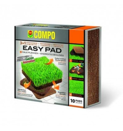 Compo easy pad - 10stuks gazonherstel kale plekken 3 in 1