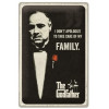 Tin sign 20x30cm - The godfather - I don't apologize