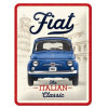 Tin sign 15x20cm Fiat 500 - The Italian classic