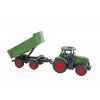 KidsGlobe tractor m/ trailer - 41cm - gr