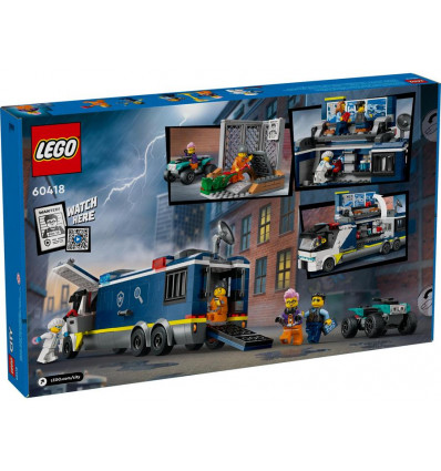 LEGO City 60418 Politielaboratorium in truck