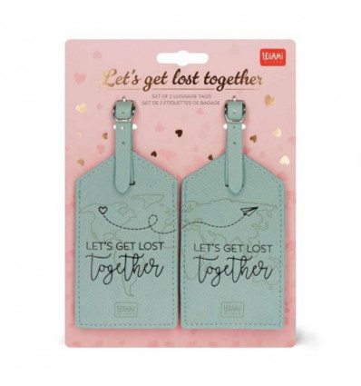 LEGAMI bagage etiket - let's get lost together