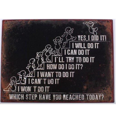 Sign - which step have you reached...