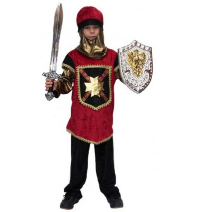 Verkleed kostuum ridder LANCE + kap- 152