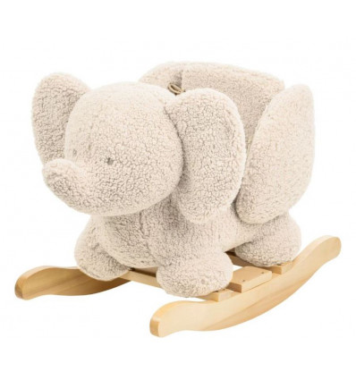 NATTOU Teddy - Schommelpaard olifant - ecru