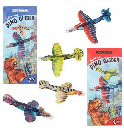 DINO WORLD - Build your dino glider (prijs per stuk)