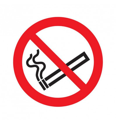 PICKUP Verboden te roken - rond - 18cm