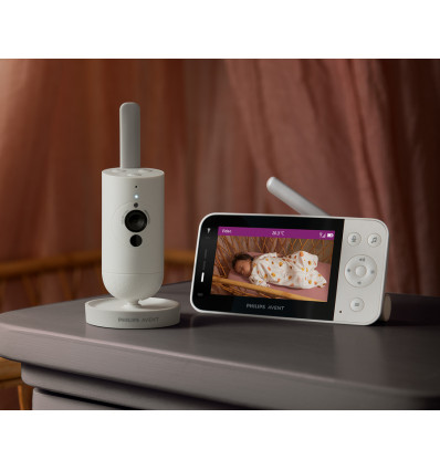 AVENT Babyfoon ouder + wifi met dual gebruik (beeldbabyfoon + smartphone/tablet)