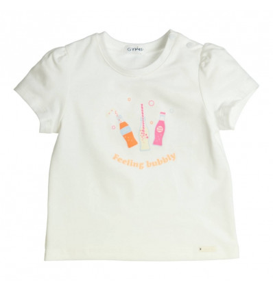 GYMP G T-shirt FEELING BUBBLY - offwhite- 86