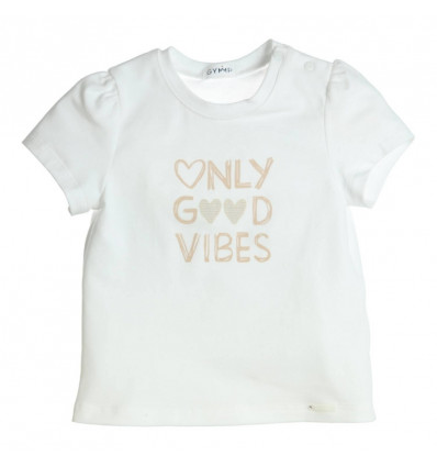GYMP G T-shirt GOOD VIBES - wit - 56