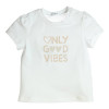 GYMP G T-shirt GOOD VIBES - wit - 92