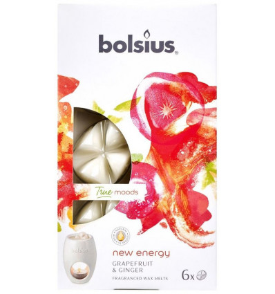 BOLSIUS waxmelts 6st. - new energy true moods TU LU