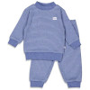 FEETJE Pyjama wafel - blauw melange - 92
