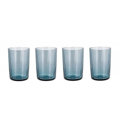 BITZ Kusintha drinkglas 280ml- blue s/4