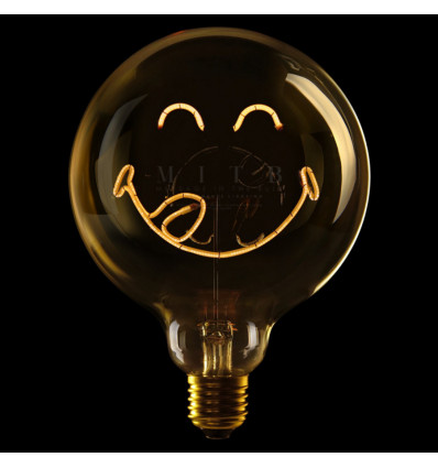 MESSAGE IN THE BULB - Smiley craving - G125/ E27/ 2W/ 2200K