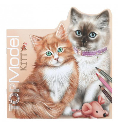 TOPMODEL Kitty and Doggy - Kleurboek Kitty
