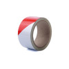 PEREL reflecterende tape 5cmx10m rood/ wit