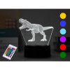 I-TOTAL 3D T-rex lamp touch met afstandsbediening