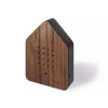RELAXOUND Zwitscherbox - Walnut/dark Huisje met natuurgeluiden sensor