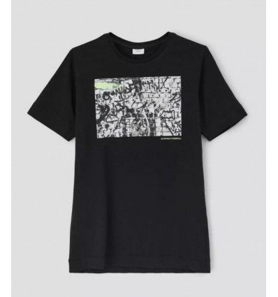 S. OLIVER B T-shirt print - zwart - M