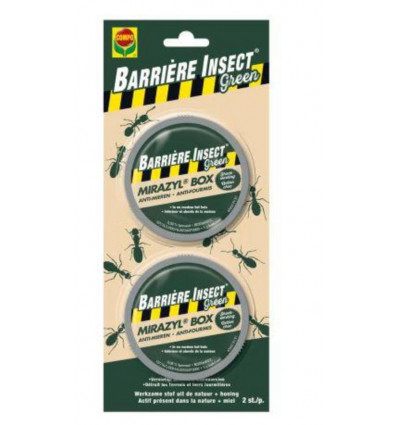 COMPO Barriere insect green mirazyl box tegen mieren - 2st.