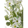 JLINE Boeket bloemen mix - 30x85cm - wit