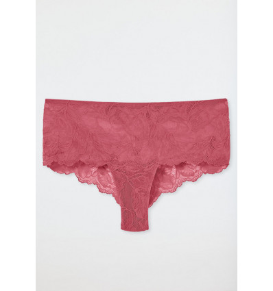 SCHIESSER Dames short modal&lace - roze- 036
