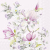 IHR Servetten - 25x25cm - romantic magnolia l. roze 10316
