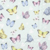 IHR Servetten - 33x33cm - romantic butterflies l. blauw 10317