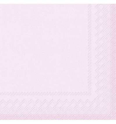 IHR Servetten - 33x33cm - licht roze 10496