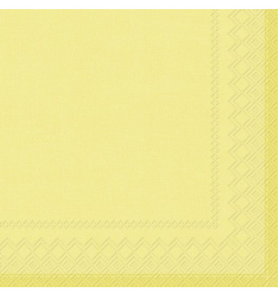 IHR Servetten - 33x33cm - licht geel 10496