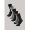 SCHIESSER Heren sokken stay fresh 5paar- bluebird/ zwart/ grijs - 43/46