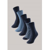 SCHIESSER Heren sokken stay fresh 5paar- bluebird/ nachtbl./ grijs - 39/42