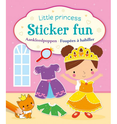 Little Princess sticker fun - Aankleed poppen