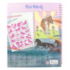 MISS MELODY - Kleurboek met pailletten