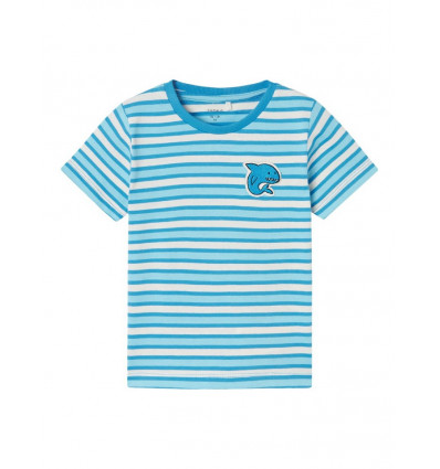 NAME IT B T-shirt DIKE - swedish blue - 80