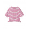 NAME IT G T-shirt FUNION - cashmere rose/ jet stream streep - 116