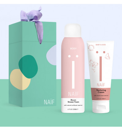 NAIF Mini & me time - nurturing cream & Bloom foam