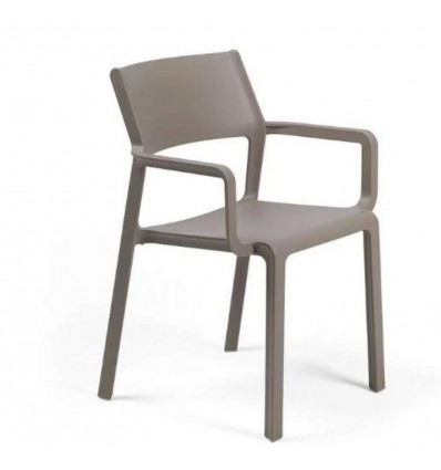 NARDI Trill stoel - tortora ( taupe) armstoel tuinstoel armchair
