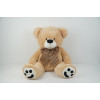 Knuffelbeer met sjaal - 90/125cm - bruin 10083782 teddybeer