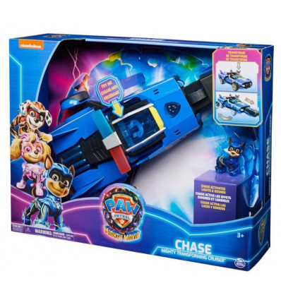 PAW PATROL The mighty movie - Deluxe voertuig Chase