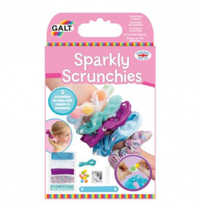 GALT Activity - Sparkly scrunchies