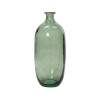 vaas in recycled glas 16x 38 cm groen