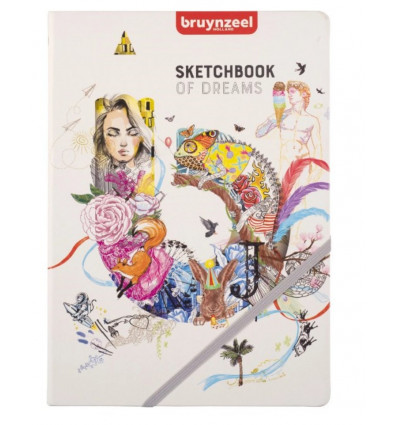 BRUYNZEEL Creatives schets/notitiesboek - A4 140g/m2 - 80 vellen